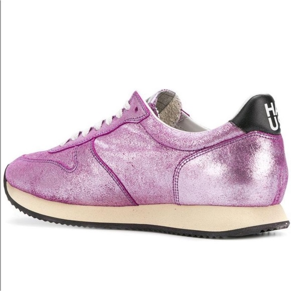 Haus By Golden Goose Leather Pink Trainers - Picture 3 of 12